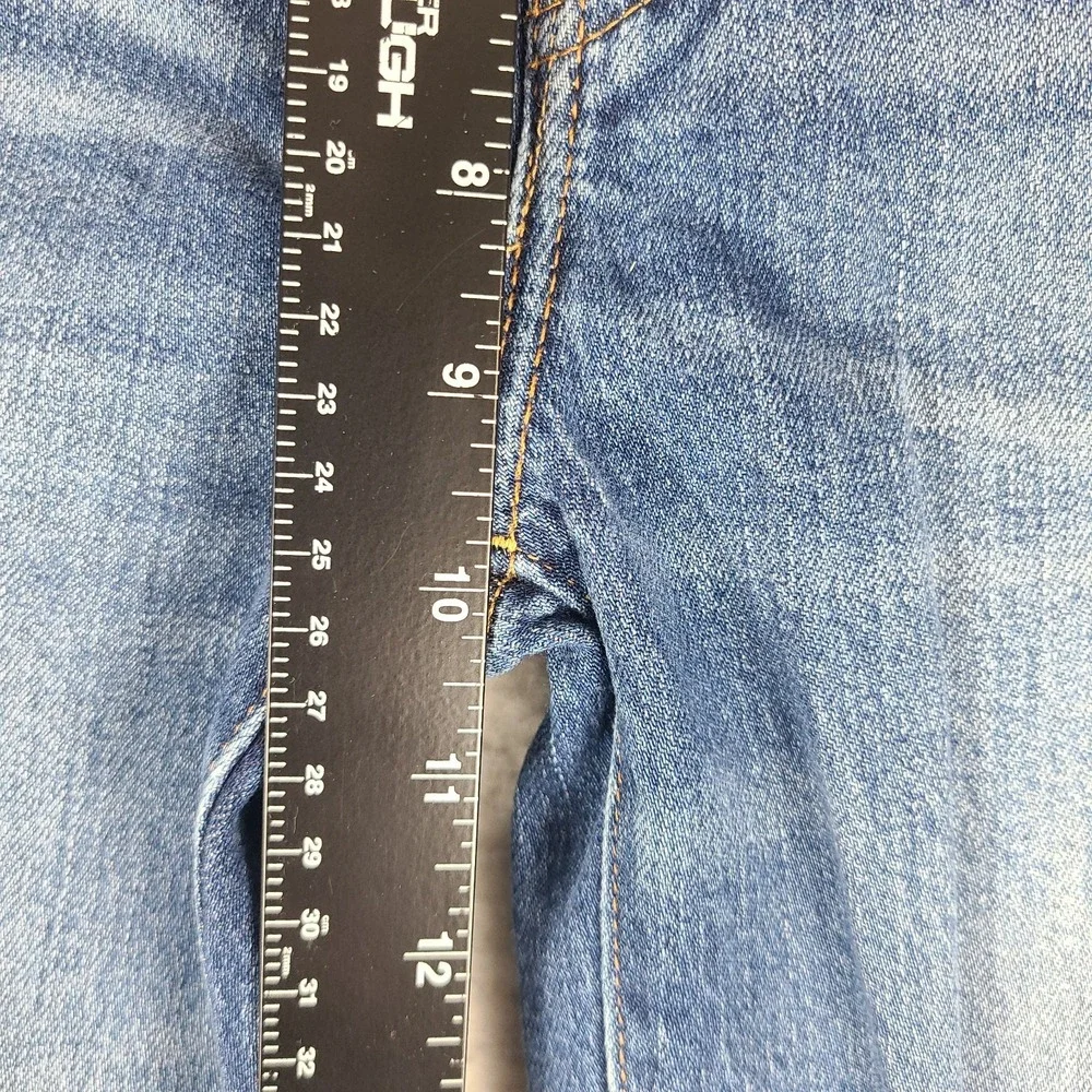 American Eagle Jeans Mens 28x34 Blue Airflex + Relaxed Straight‎ Dark Wash Denim